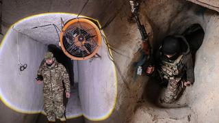 YPG'nin Suriye'deki tünelleri görüntülendi! İnternet, sabit hat telefonu, kablolar...