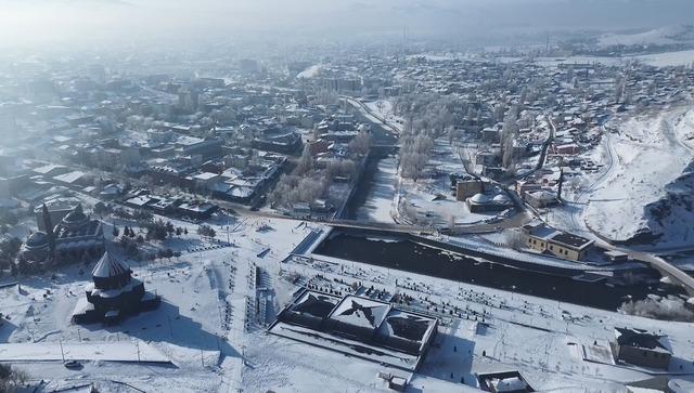 Kars&rsquo;ta beyaz &ouml;rt&uuml; 1