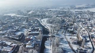 Kars’ta beyaz örtü