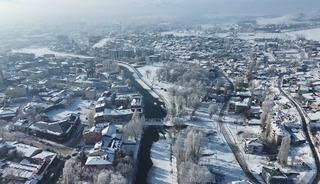 Kars&rsquo;ta beyaz &ouml;rt&uuml;