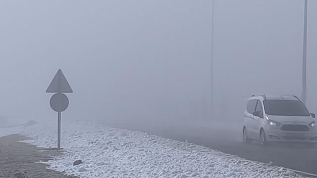 Gerc&uuml;ş&rsquo;te sis etkili oldu 4