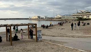 Fırtına sonrası Kuşadası&rsquo;nda g&uuml;neş y&uuml;z&uuml;n&uuml; g&ouml;sterdi, sahiller şenlendi