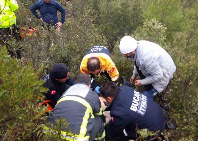 Burdur&rsquo;da otomobil u&ccedil;uruma d&uuml;şt&uuml;: 1 yaralı 1