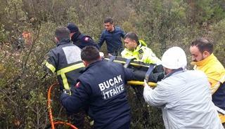 Otomobil u&ccedil;uruma d&uuml;şt&uuml;: 1 yaralı