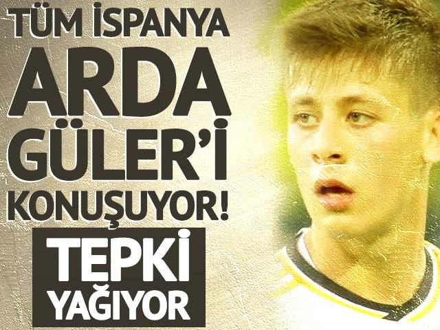 İspanya'da yer yerinden oynadı! Arda G&uuml;ler b&uuml;y&uuml;ledi, oyundan &ccedil;ıkınca kıyamet koptu