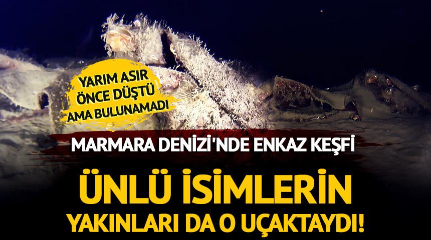 50 yıl &ouml;nce d&uuml;şm&uuml;şt&uuml;! Marmara Denizi'nde u&ccedil;ak enkazı aradılar