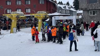 Uludağ'da hafta sonu ve sömestir yoğunluğu! Pistlerde adım atacak yer kalmadı