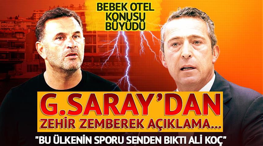 Galatasaray'dan Ali Ko&ccedil;'a zehir zemberek s&ouml;zler! 