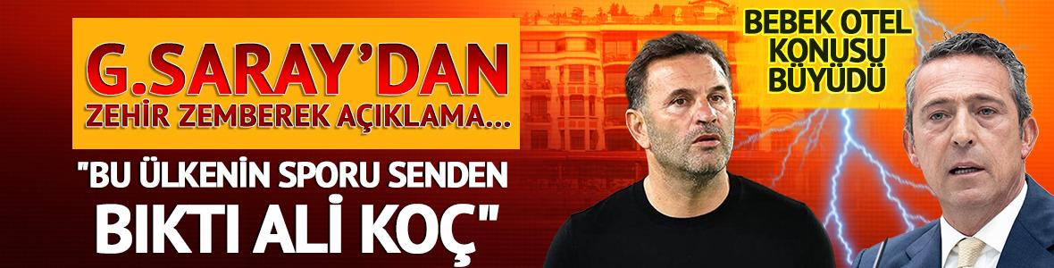 Galatasaray'dan Ali Ko&ccedil;'a zehir zemberek s&ouml;zler! 