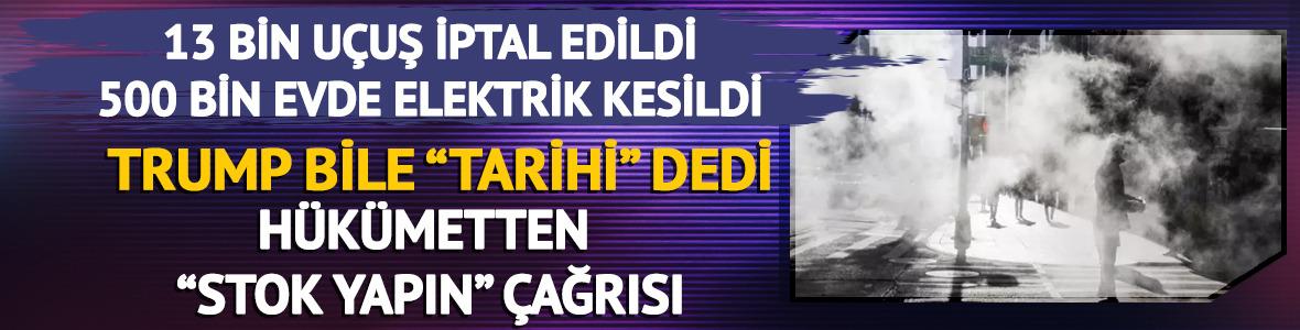 ABD kabusu yaşıyor! 13 bin u&ccedil;uş iptal edildi, 500 bin evde elektrikler kesildi