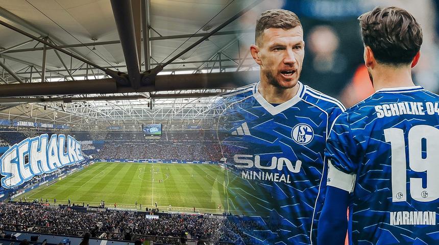 Schalke - Kaiserslautern ma&ccedil;ına Edin Dzeko ve Kenan Karaman damgası! İpten aldılar