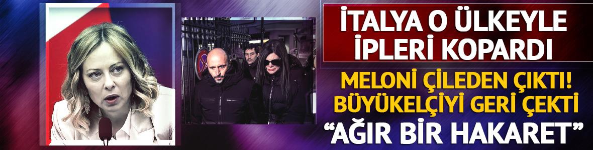 İtalya o &uuml;lkeyle ipleri kopardı! Meloni &ccedil;ileden &ccedil;ıktı: "Ağır bir hakaret"