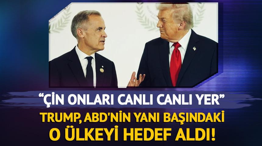 Trump, o &uuml;lkeyi hedef aldı: "&Ccedil;in onları canlı canlı yer"