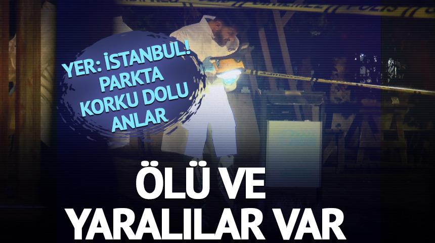 Parkta korku dolu anlar! &Ouml;l&uuml; ve yaralılar var