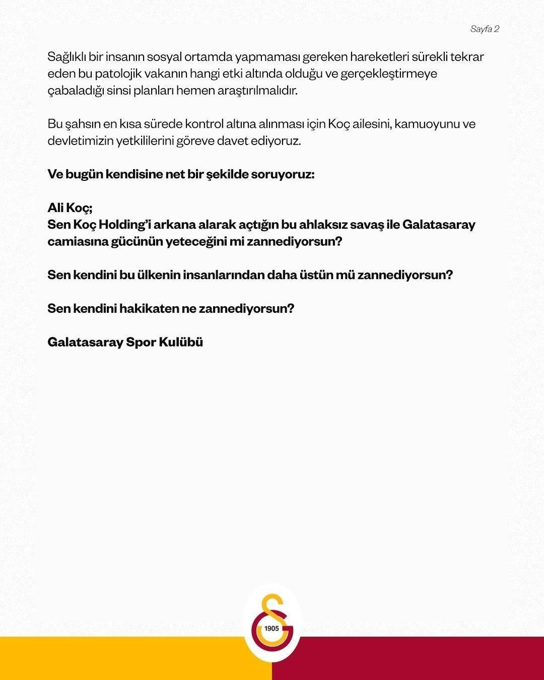 Bebek Otel konusu b&uuml;y&uuml;d&uuml;k&ccedil;e b&uuml;y&uuml;d&uuml;! Ali Ko&ccedil; ve Fatih Terim den geceye dair olay yaratacak a&ccedil;ıklamalar 4