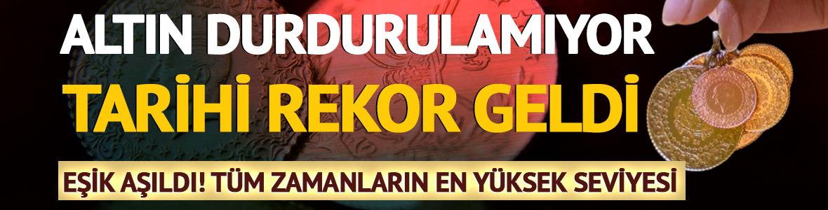 Altın durdurulamıyor: Yeni rekor geldi
