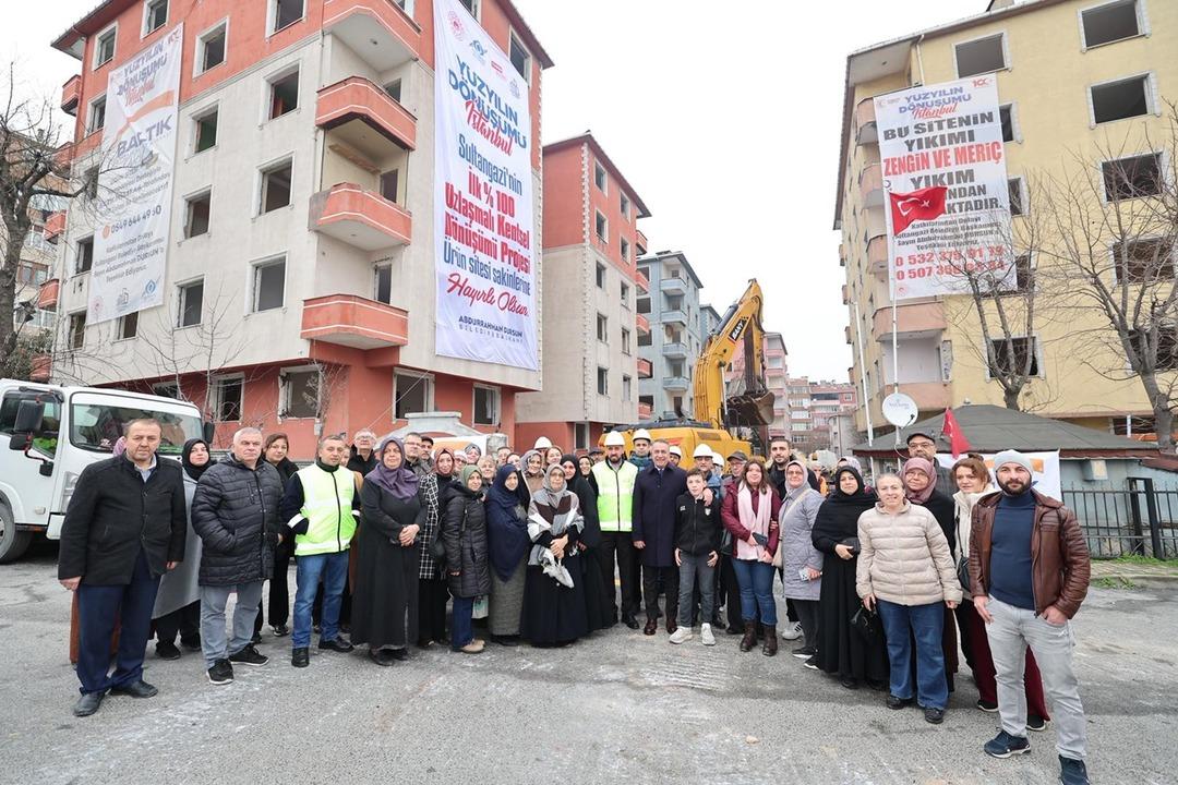 Sultangazi&rsquo;de ilk %100 uzlaşmalı kentsel d&ouml;n&uuml;ş&uuml;m projesi başladı 2