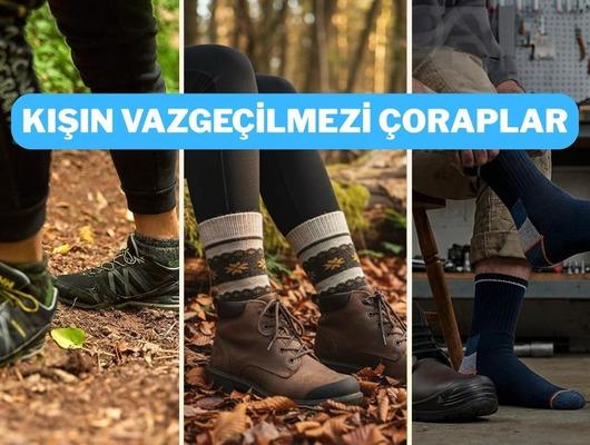Soğuk havalarda ayaklarınızın bir numaralı dostu &ccedil;oraplar!