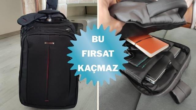 Hem ofiste hem seyahatte: En çok tercih edilen indirimli Samsonite sırt çantaları burada