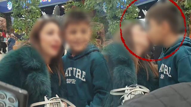 İnfiale yol açan görüntüler! Öğretmen öğrencisini defalarca kez dudağından öptü