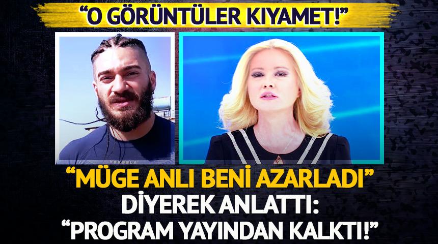 "M&uuml;ge Anlı beni azarladı" diyerek anlattı! Program yayından kalktı