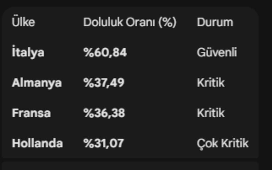 Gaz fiyatları fırladı, depolarda alarm zilleri çalıyor 2
