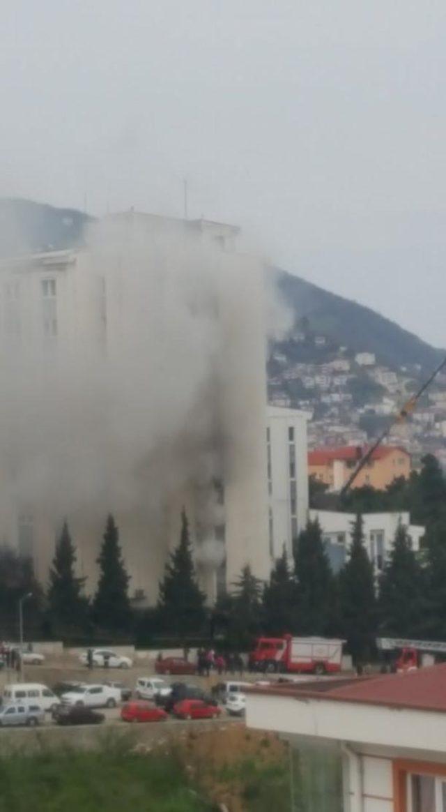 Ordu Devlet Hastanesi'nde yangın (2) - Yeniden