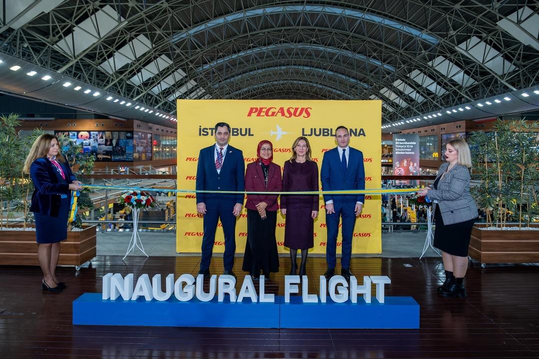 Pegasus, Slovenya&rsquo;nın başkenti Ljubljana seferlerine başladı 1