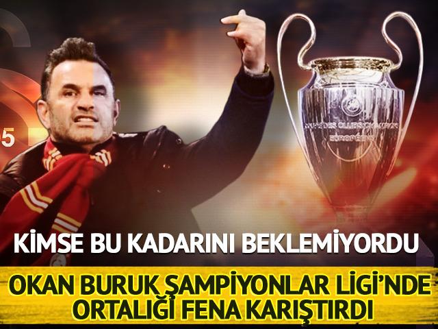 Galatasaray ve Okan Buruk'tan Şampiyonlar Ligi'nde eşi benzeri g&ouml;r&uuml;lmeyen başarı! 