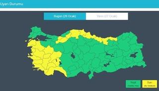 Kuzeyde fırtına alarmı: R&uuml;zgar hızı 80 kilometreye ulaşacak