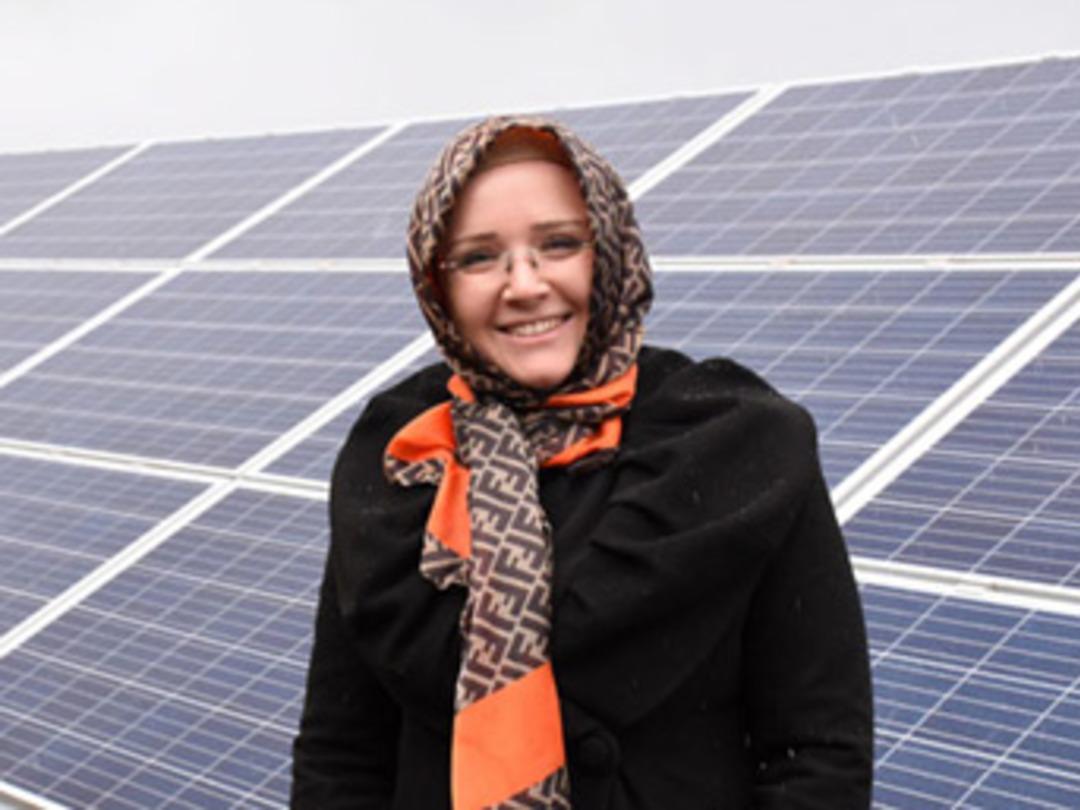 Girişimci kadın &ouml;ğretmen, g&uuml;neşi elektriğe &ccedil;evirecek