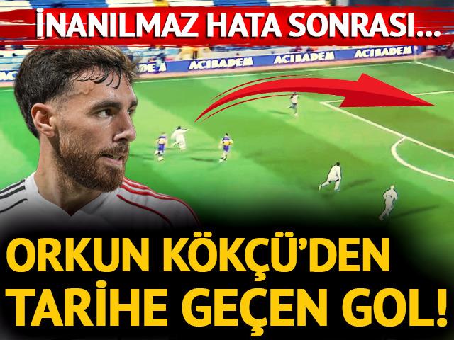 Beşiktaş'ta suskunluk bozuldu, Orkun K&ouml;k&ccedil;&uuml; "merhaba" dedi! Gol&uuml; attı, Sergen Yal&ccedil;ın'a koştu