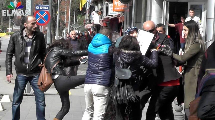 Zonguldak'ta kavga eden kadınları polis ayırdı