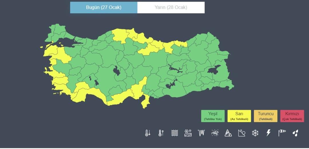 Hem yağış hem fırtına geliyor! Meteoroloji den 17 il i&ccedil;in uyarı 4