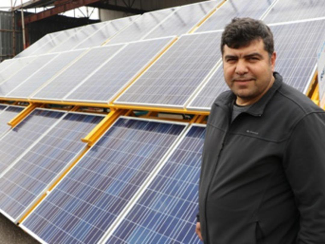 Gezici mobil g&uuml;neş enerji sistemi &uuml;retti