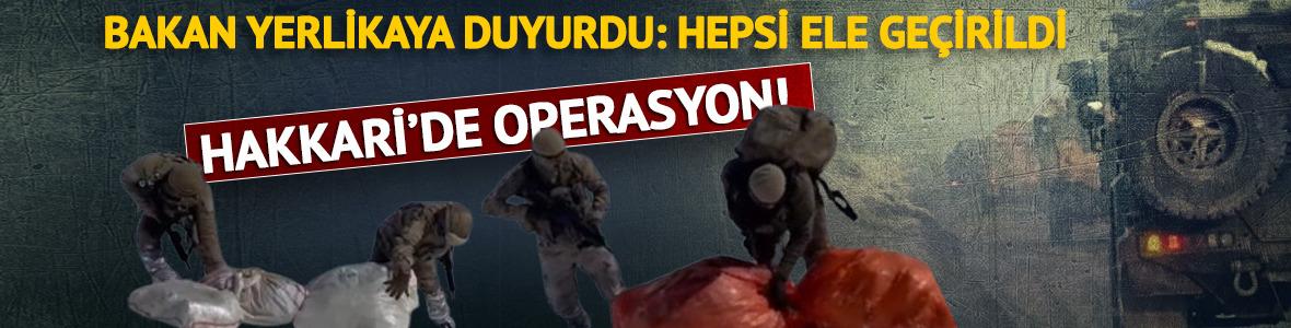 Hakkari'de 348 kg uyuşturucu ele ge&ccedil;irildi