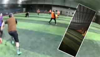 Sahadaki herkes korkudan bir anda depara kalktı! &Uuml;rk&uuml;ten g&ouml;r&uuml;nt&uuml;