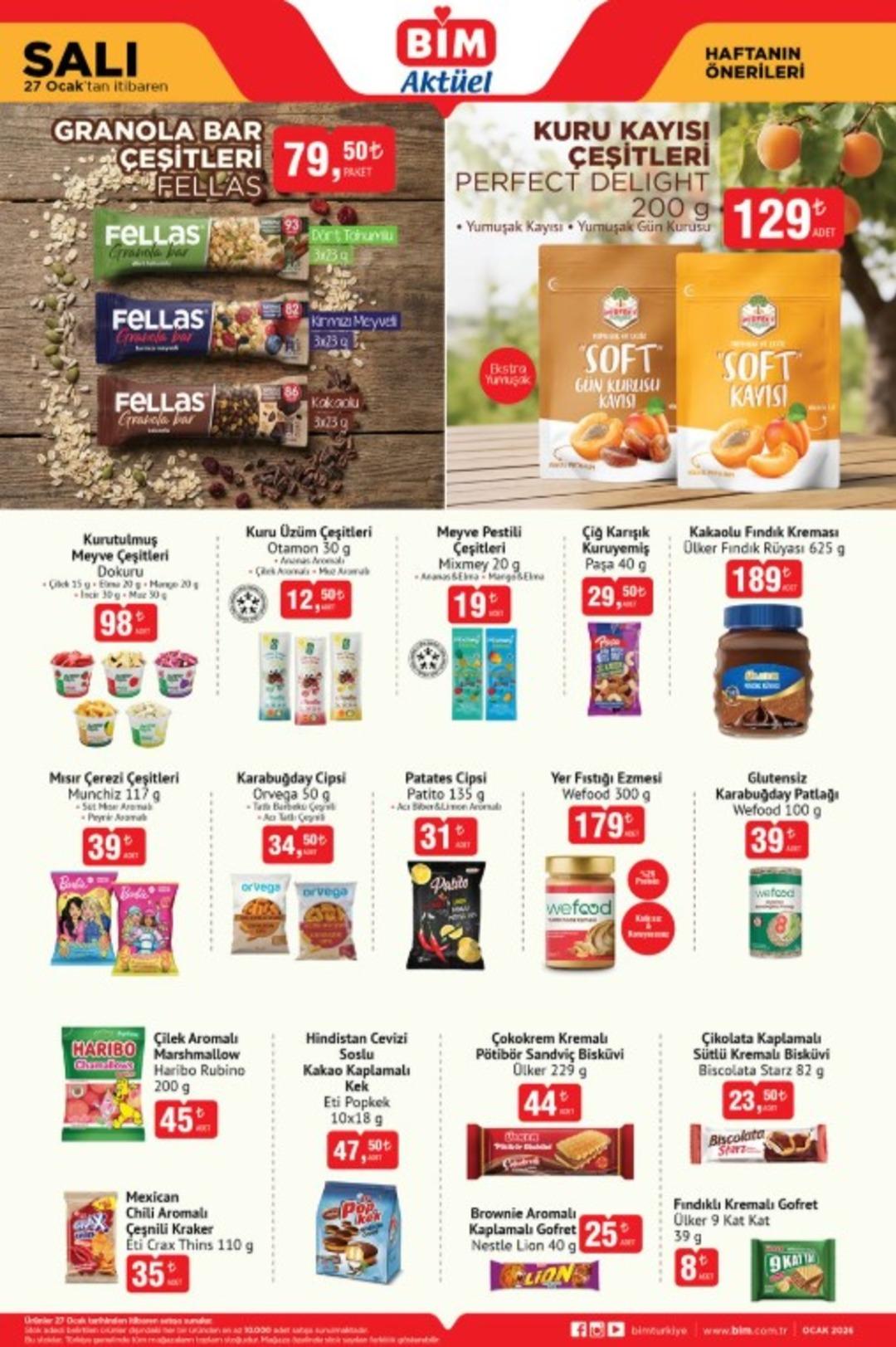 27 Ocak 2026 BİM Aktüel haftanın önerileri kataloğu yayınlandı!  1