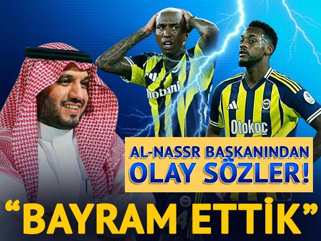 Al-Nassr Başkanı Al-Majed'den Talisca ve Duran'a zehir zemberek s&ouml;zler! "Bayram Ettik"