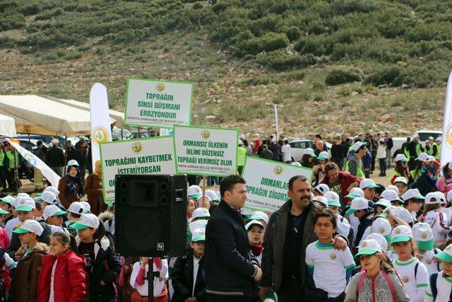 Isparta’da fidan dikim etkinliği