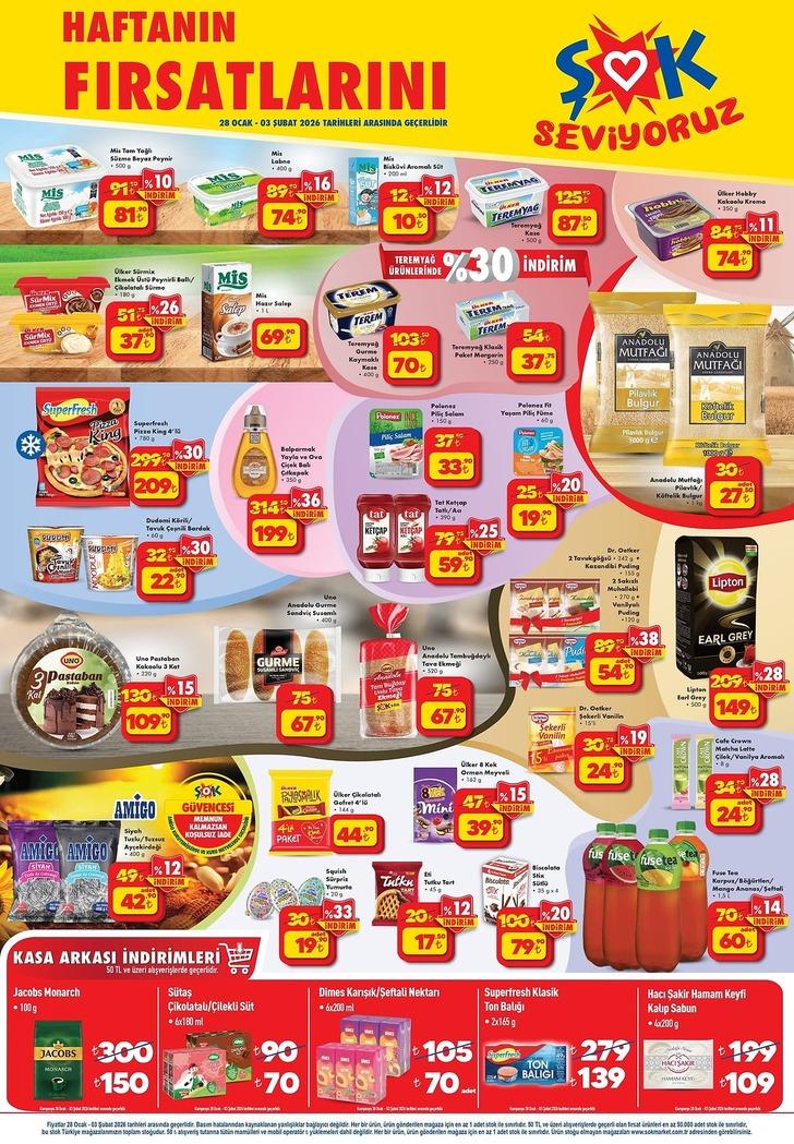 ŞOK'TA HAFTANIN FIRSATLARI