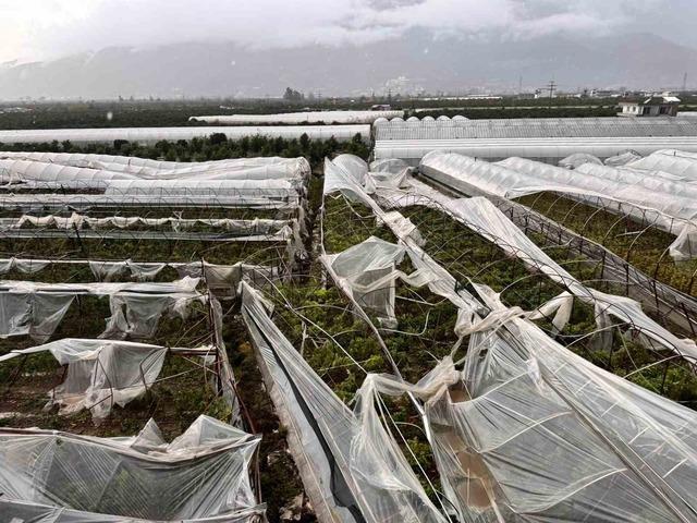 Finike&rsquo;de hortumun verdiği hasar g&uuml;nd&uuml;z ortaya &ccedil;ıktı 9