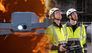 Alevlerin i&ccedil;ine u&ccedil;an teknoloji! 200 dereceye bana mısın demiyor