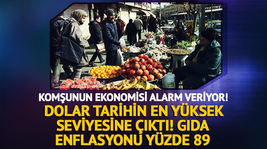  Dolar tarihin en y&uuml;ksek seviyesine &ccedil;ıktı, gıda enflasyonu y&uuml;zde 89