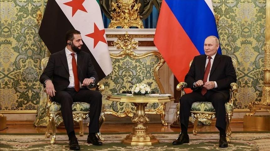 Putin yarın Suriye Devlet Başkanı eş-Şara ile g&ouml;r&uuml;şecek