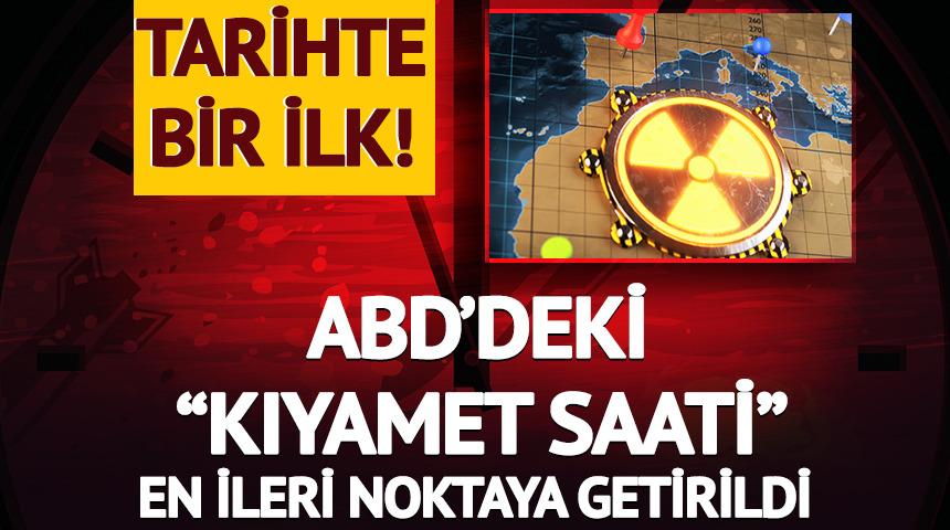 ABD'deki "Kıyamet Saati" tarihindeki en ileri noktada!