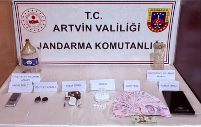 Artvin&rsquo;de uyuşturucu operasyonu 1
