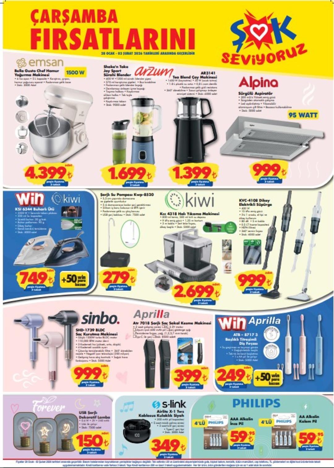 ŞOK a Samsung Akıllı Çamaşır Kurutma Makinesi geliyor! 28 Ocak 2026 ŞOK aktüel katalog yayınlandı! 3