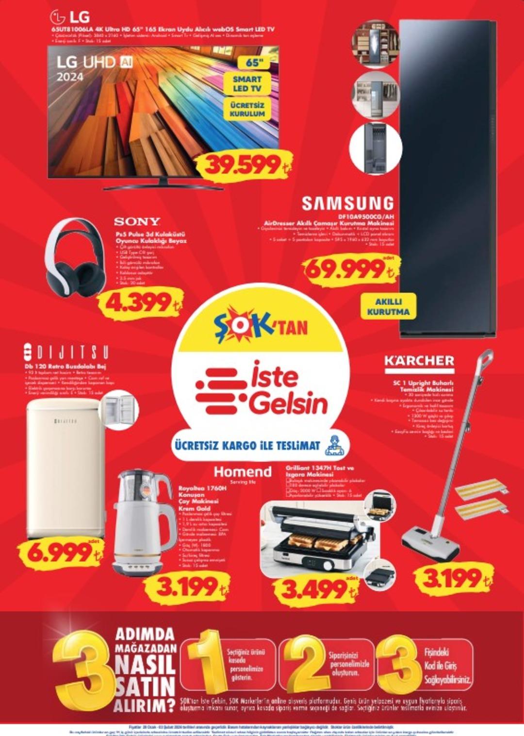 ŞOK a Samsung Akıllı Çamaşır Kurutma Makinesi geliyor! 28 Ocak 2026 ŞOK aktüel katalog yayınlandı! 8