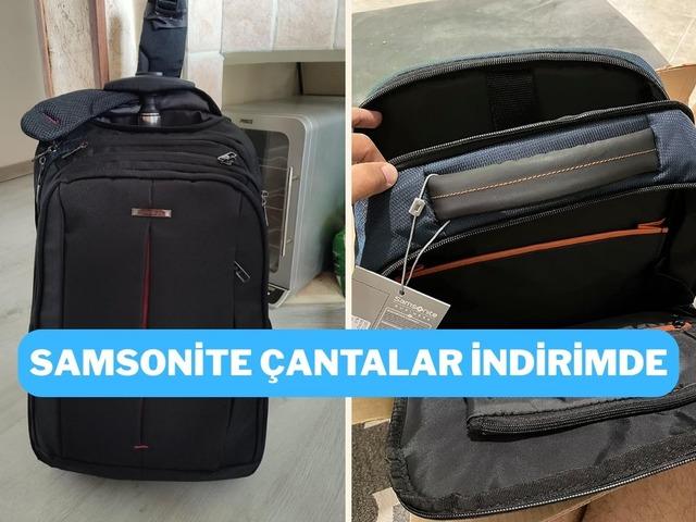 Kaliteli ve işlevsel: SAMSONITE sırt &ccedil;antalarında indirim başladı